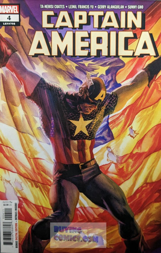 Captain America #4 Comic Book Cover Art by Alex Ross