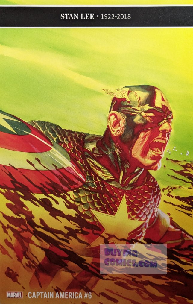 Captain America #6 Comic Book Cover Art by Alex Ross