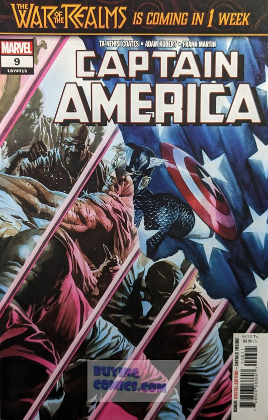 Captain America #9 Comic Book Cover Art by Alex Ross