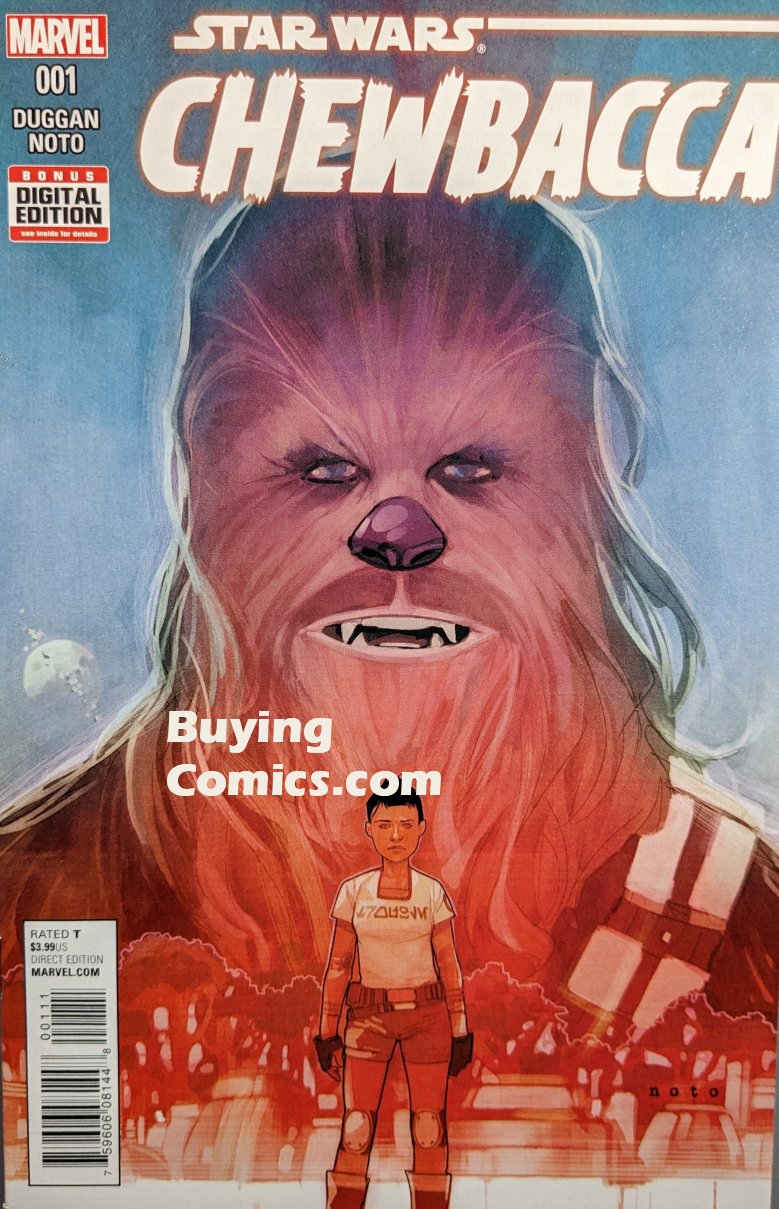 Chewbacca #1 Comic Book Cover Art by Phil Noto