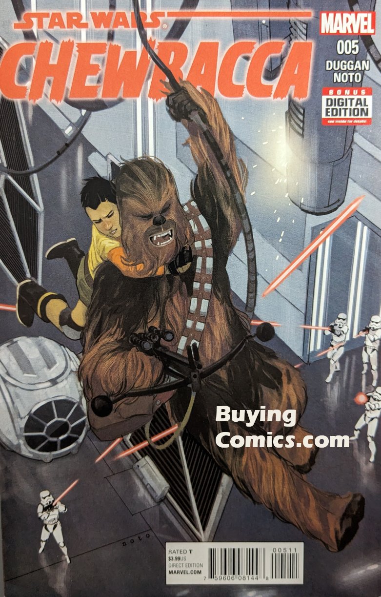 Chewbacca #5 Comic Book Cover Art by Phil Noto