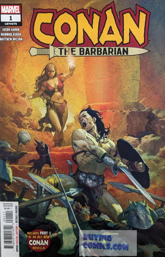 Conan The Barbarian #1 Comic Book Cover Art by Esad Ribic