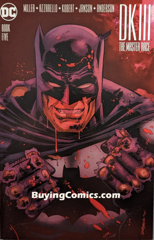 Dark Knight III The Master Race #5 Comic Book Cover Art