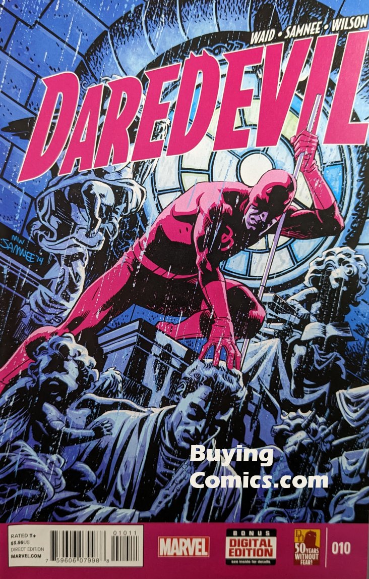 Daredevil #10 Comic Book Cover by Chris Samnee