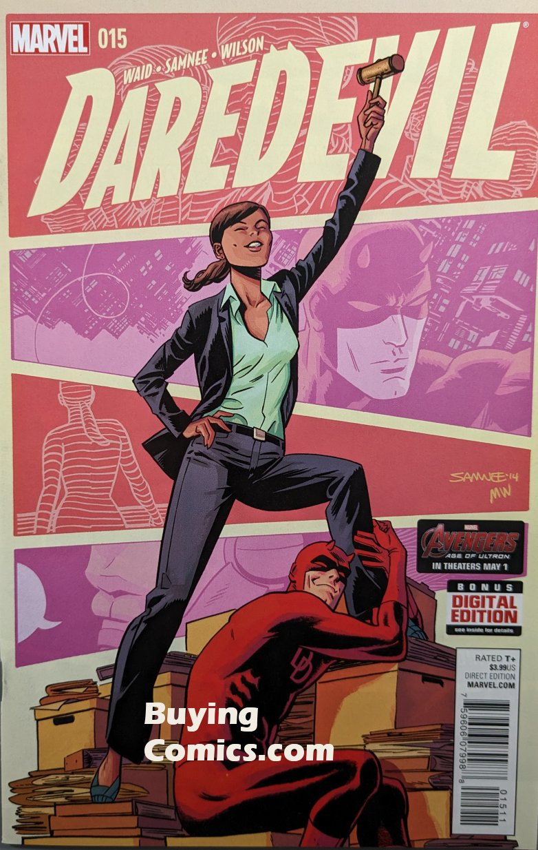 Daredevil #15 Comic Book Cover by Chris Samnee