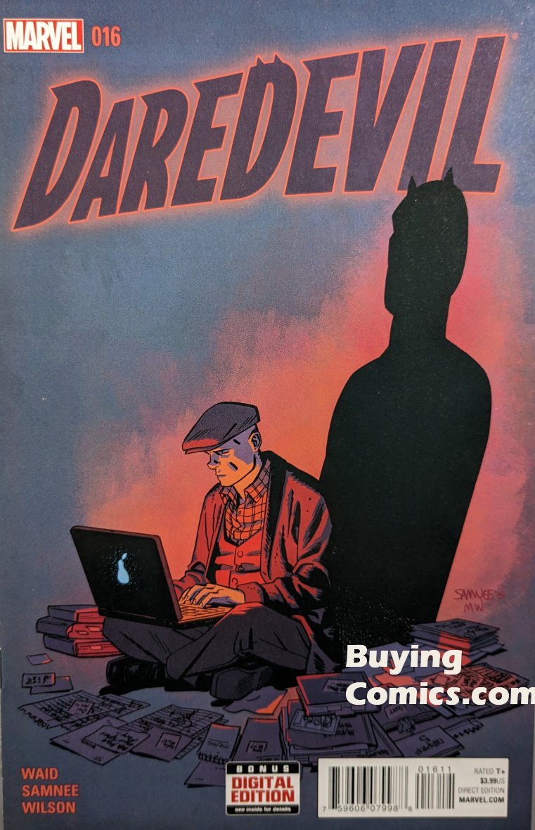 Daredevil #16 Comic Book Cover Art