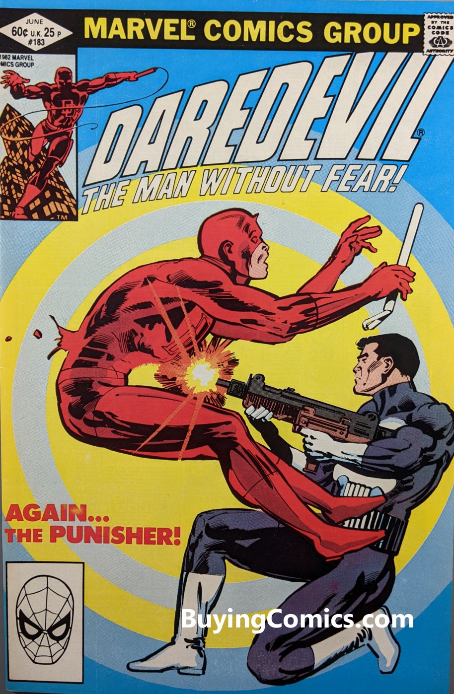 Daredevil 183 Comic Book Cover