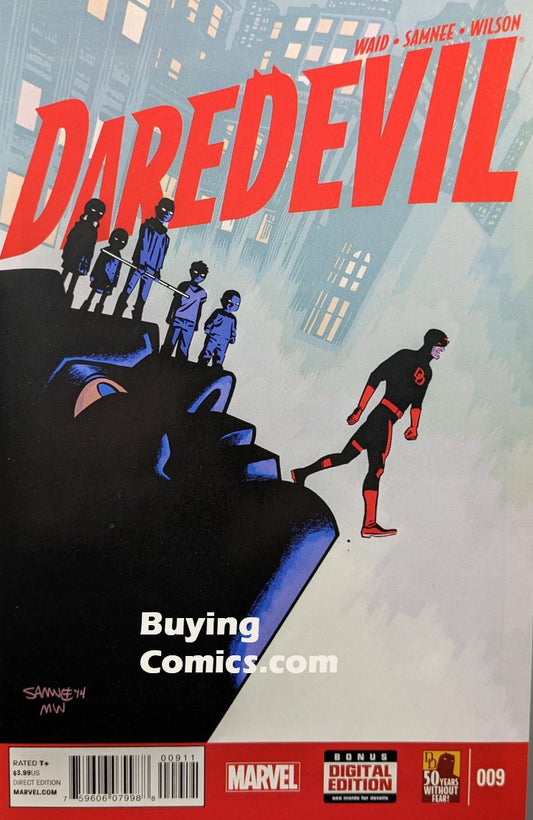 Daredevil #9 Comic Book Cover by Chris Samnee