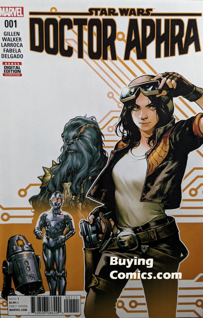 Star Wars Doctor Aphra #1 Comic Book Cover Art