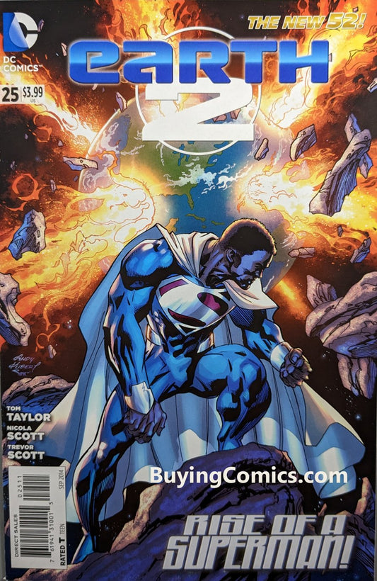 Earth 2 #25 Comic Book Cover Art by Andy Kubert