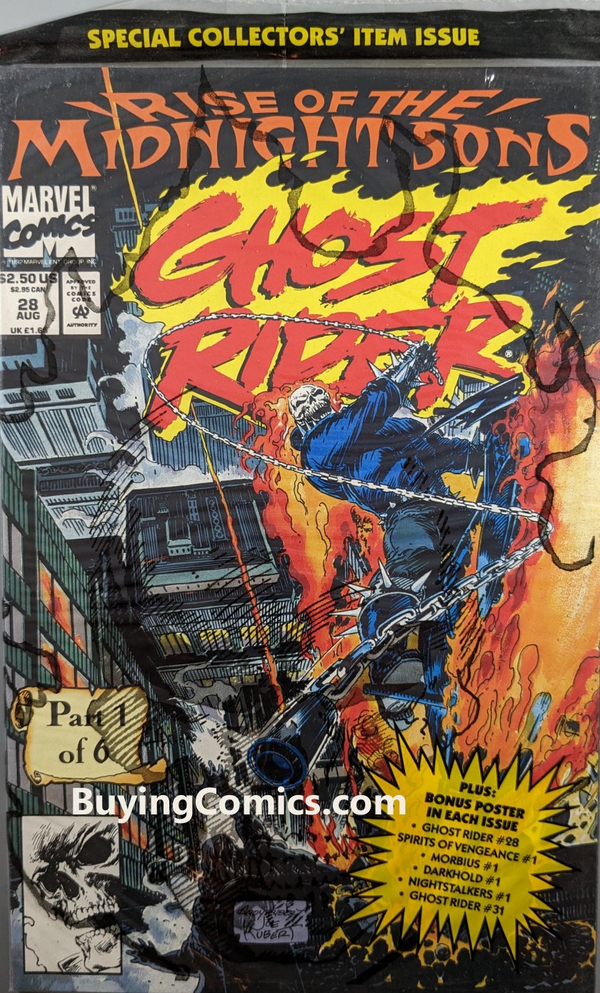 Ghost Rider #28 Comic Book Cover Art