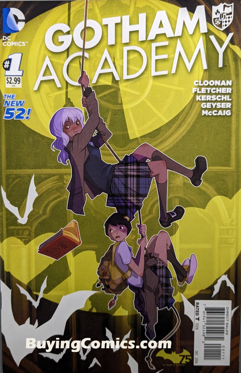 Gotham Academy #1 Comic Book Cover Art