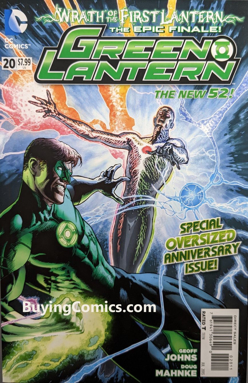 Green Lantern #20 Comic Book Cover Art