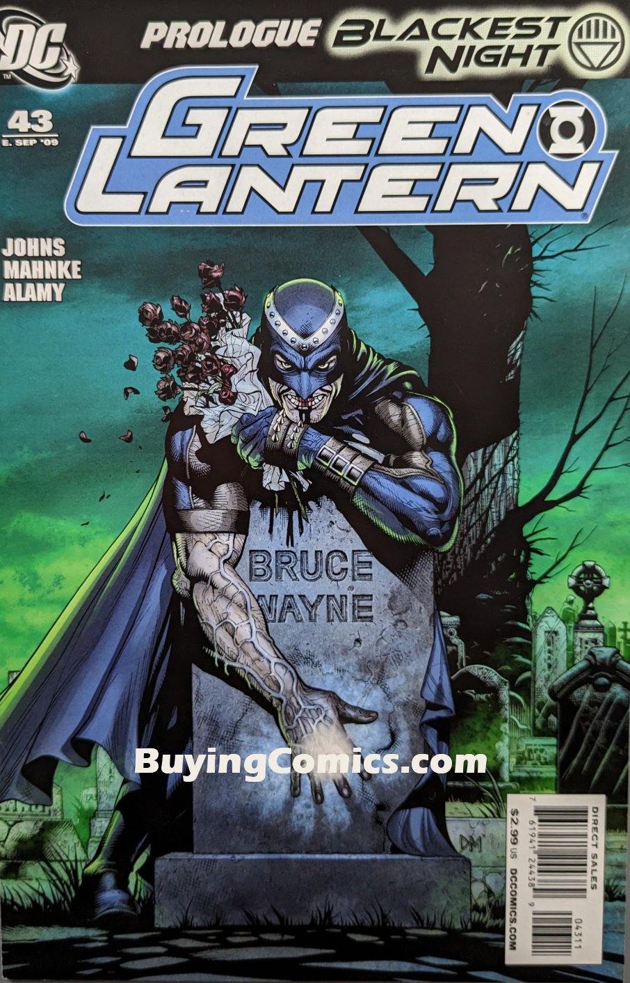 Green Lantern #43 Comic Book Cover Art by Doug Mahnke