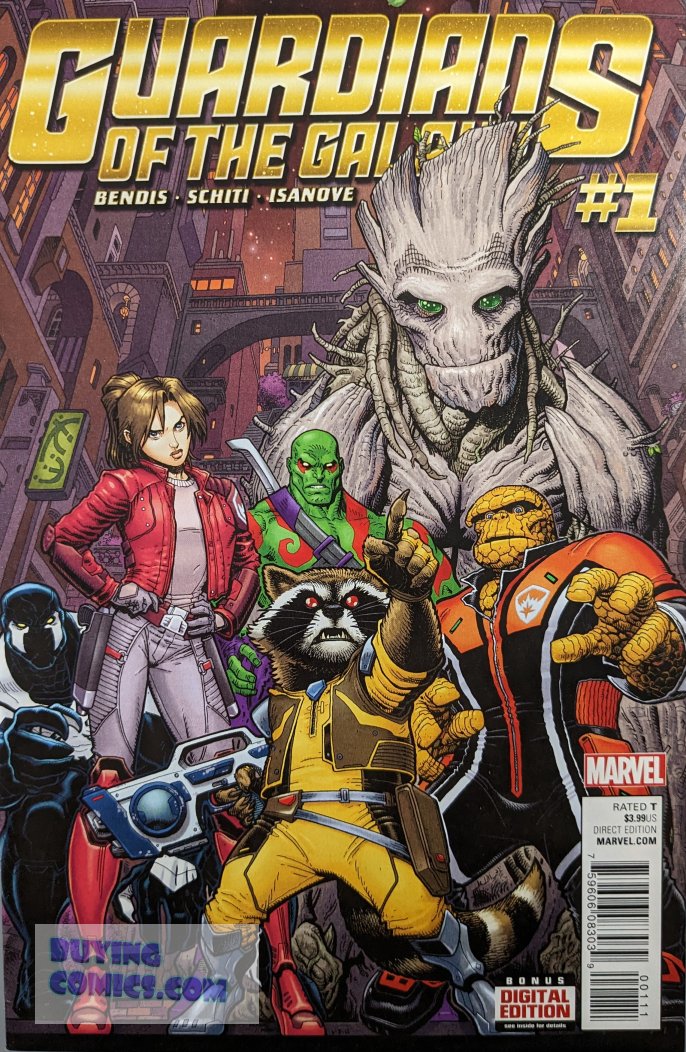 Guardians Of The Galaxy #1 Comic Book Cover Art