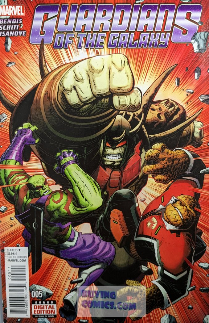 Guardians Of The Galaxy #5 Comic Book Cover Art