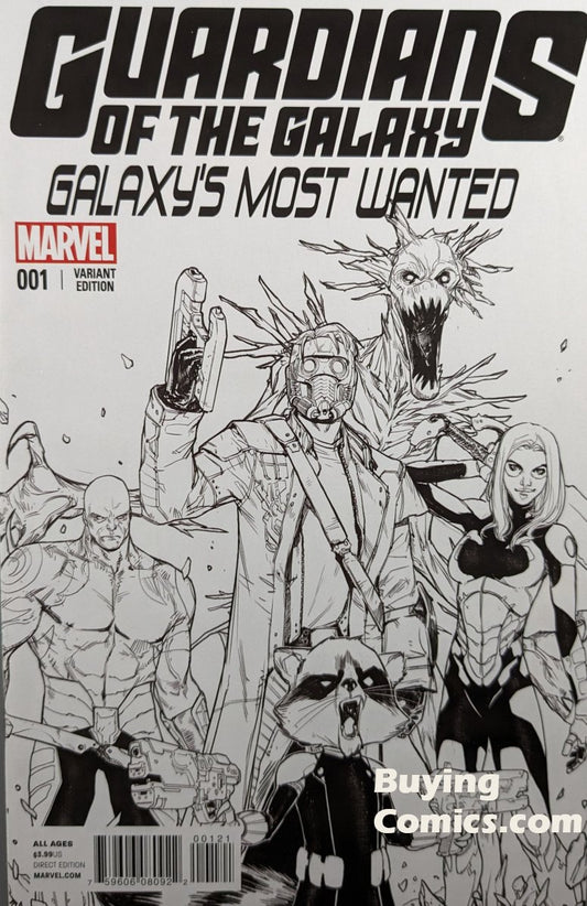 Guardians Of The Galaxy: Galaxy's Most Wanted (2014) #1 (Variant)