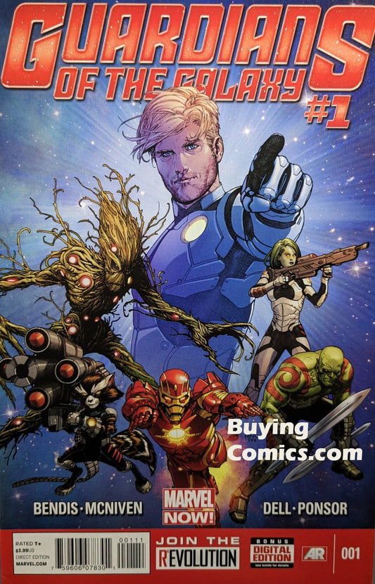 Guardians Of The Galaxy #1 Comic BooK Cover Art