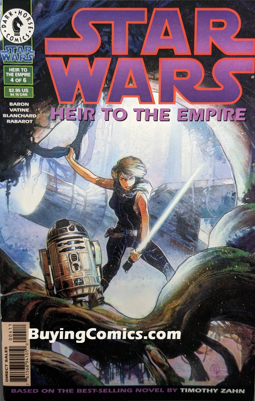 Star Wars Heir TO The Empire #4 Comic Book Cover Art