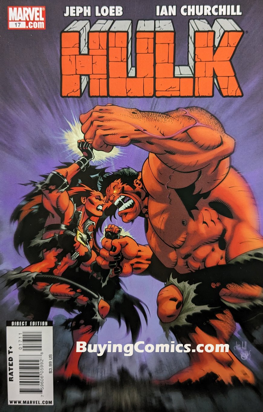 Hulk #17 Comic Book Cover Art