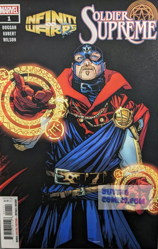 Infinity Warps Soldier Supreme #1 Comic Book Cover Art