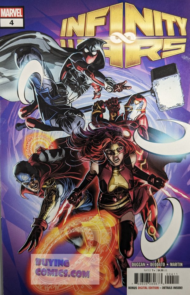 Infinity Wars #4 Comic Book Cover Art by Mike Deodato Jr.