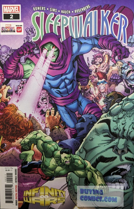 Infinity Wars: Sleepwalker #2 Comic Book Cover Art