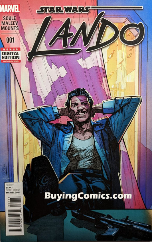 Star Wars Lando #1 Comic Book Cover Art