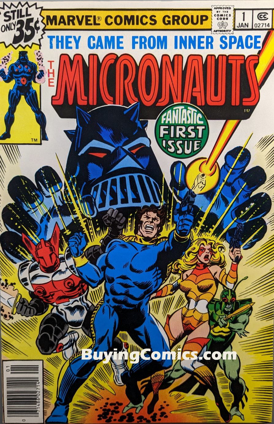 Micronauts #1 Comic Book Cover Art by Dave Cockrum