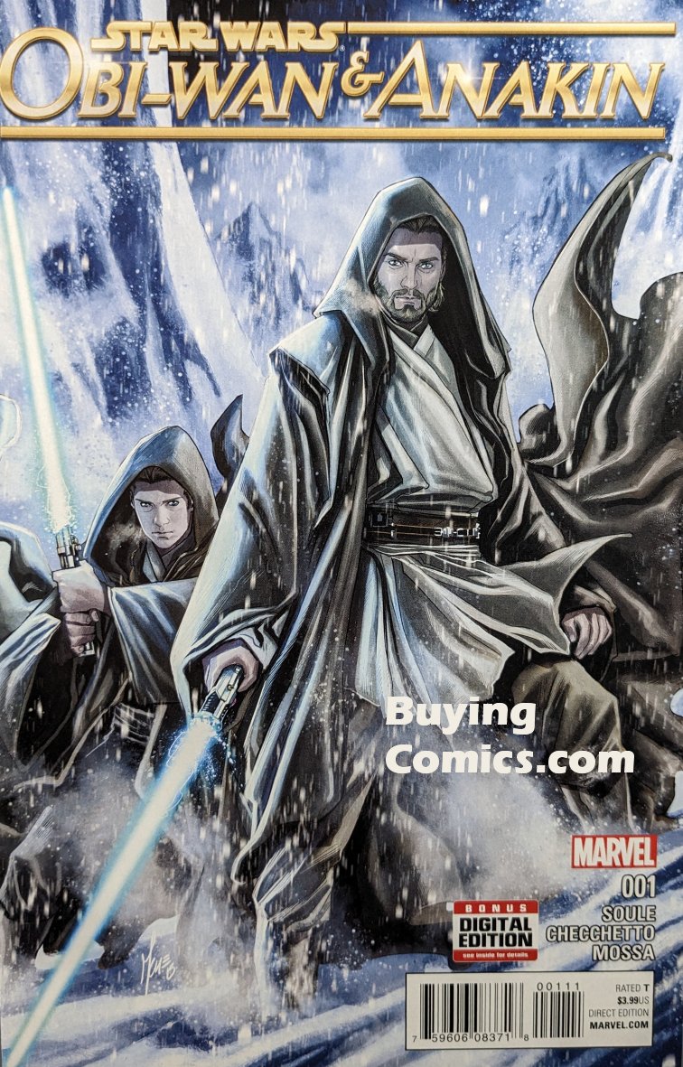 Obi-Wan And Anakin #1 Comic Book Cover Art