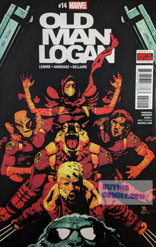 Old Man Logan #14 Comic Book Cover Art