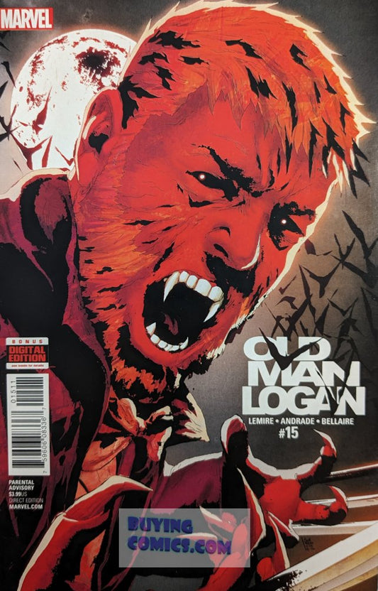 Old Man Logan #15 Comic Book Cover Art