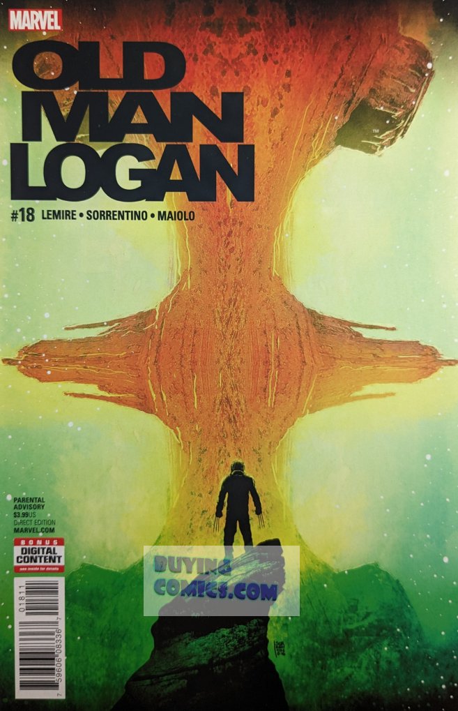 Old Man Logan #18 Comic Book Cover Art