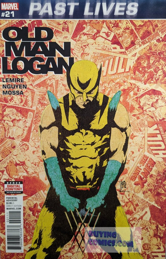 Old Man Logan #21 Comic Book Cover Art