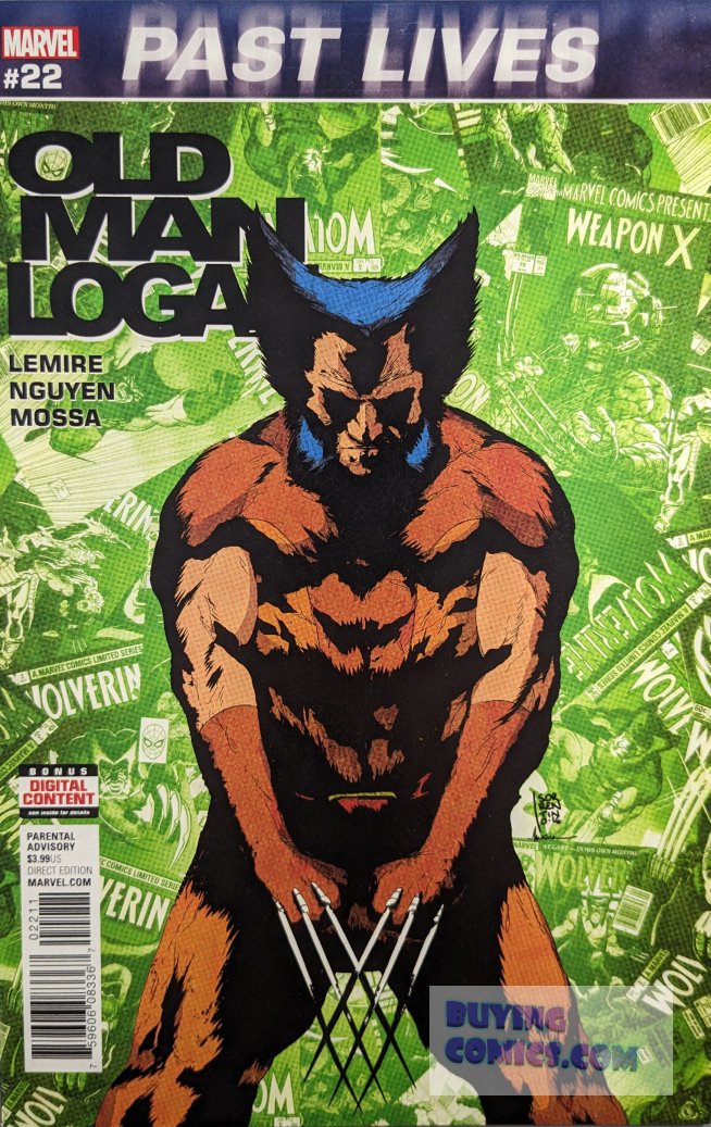 Old Man Logan #22 Comic Book Cover Art