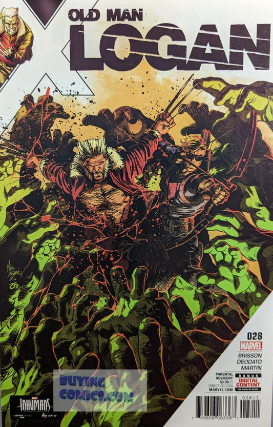 Old Man Logan #28 Comic Book Cover Art