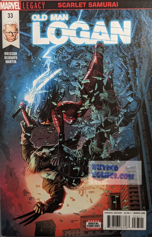 Old Man Logan #33 Comic Book Cover Art