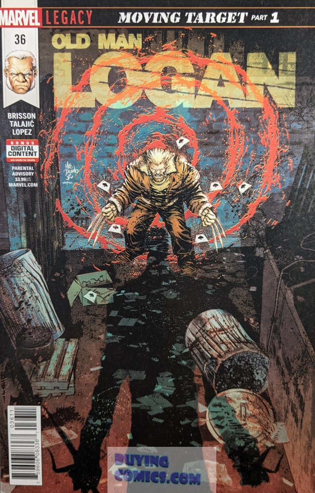 Old Man Logan #36 Comic Book Cover Art