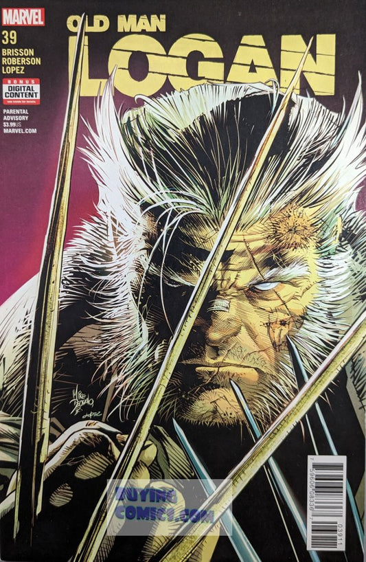 Old Man Logan #39 Comic Book Cover Art