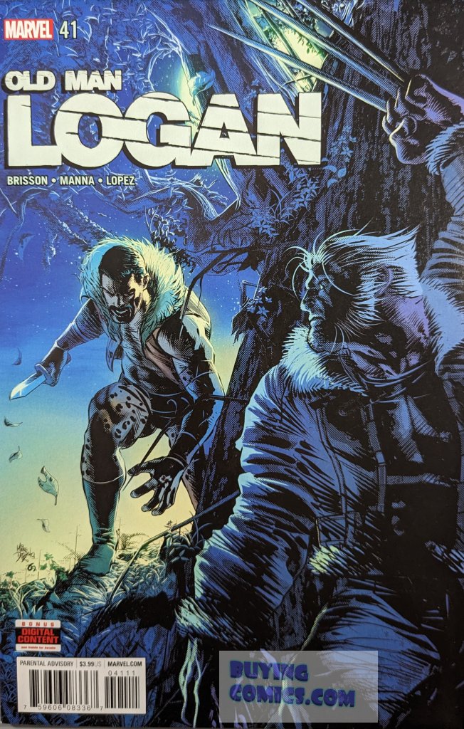 Old Man Logan #41 Comic Book Cover Art