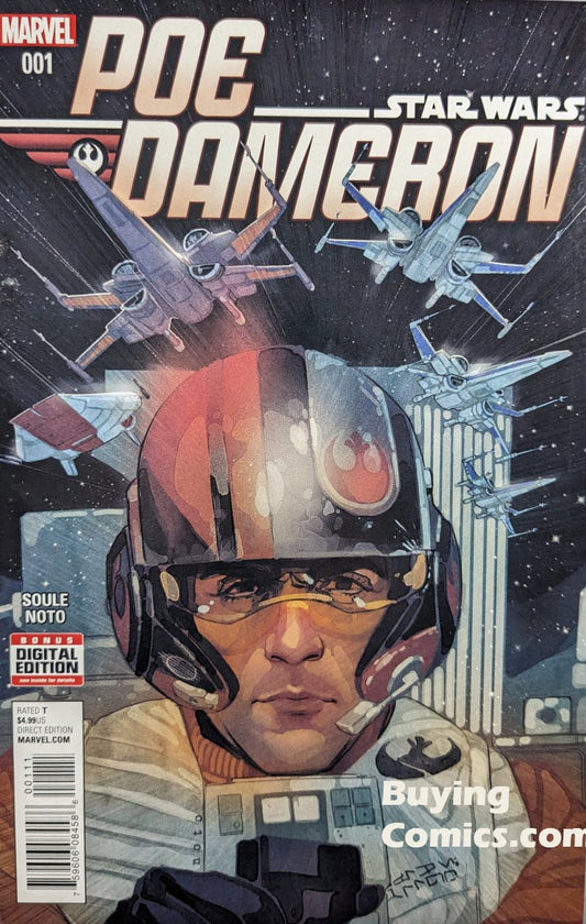 Poe Dameron #1 Comic Book Cover Art