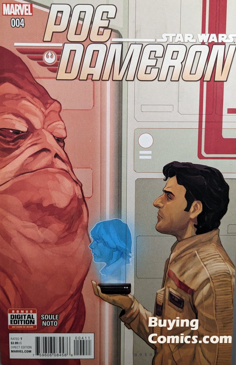 Poe Dameron #4 Comic Book Cover Art