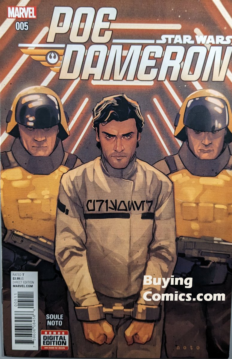 Poe Dameron #5 Comic Book Cover Art