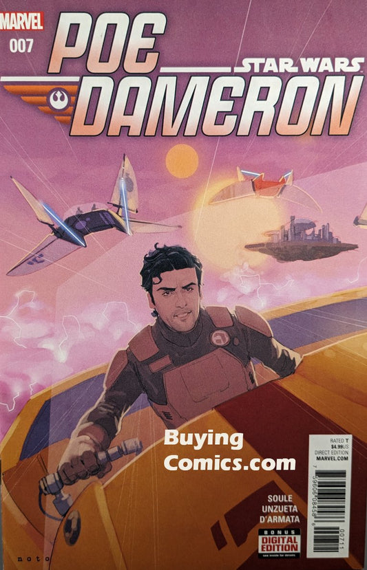 Poe Dameron #7 Comic Book Cover Art