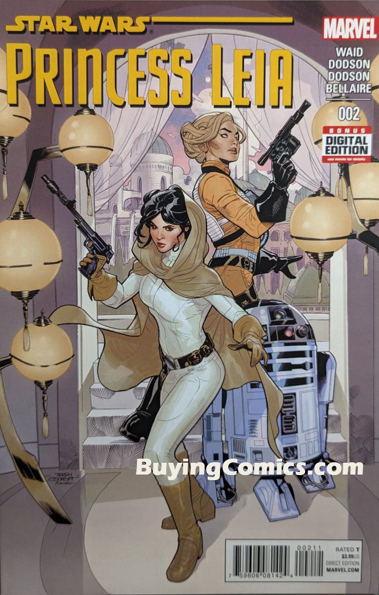 Star Wars Princess Leia #2 Comic Book Cover Art