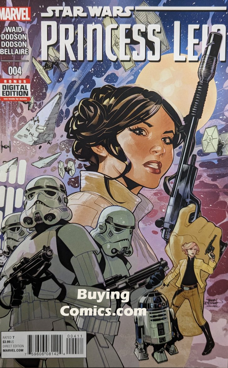 Star Wars Princess Leia #4 Comic Book Cover Art