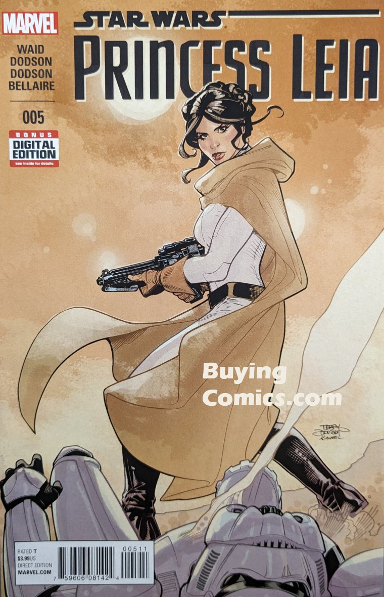 Star Wars Princess Leia #5 Comic Book Cover Art