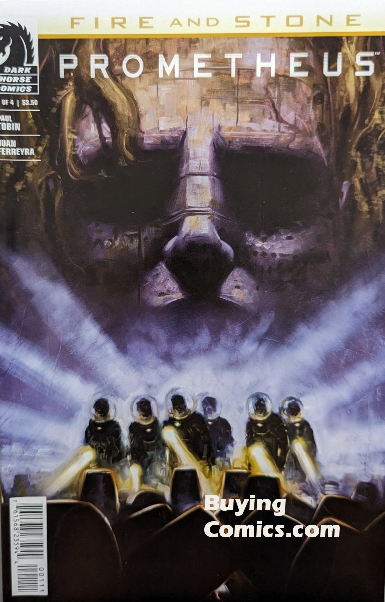 Prometheus Fire And Stone #1 Comic Book Cover Art