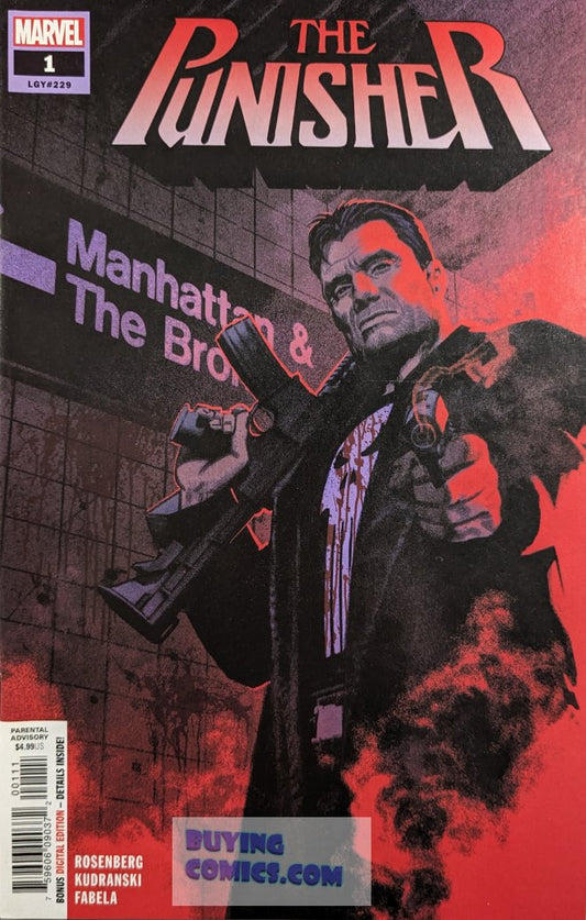 Punisher #1 Comic Book Cover Art