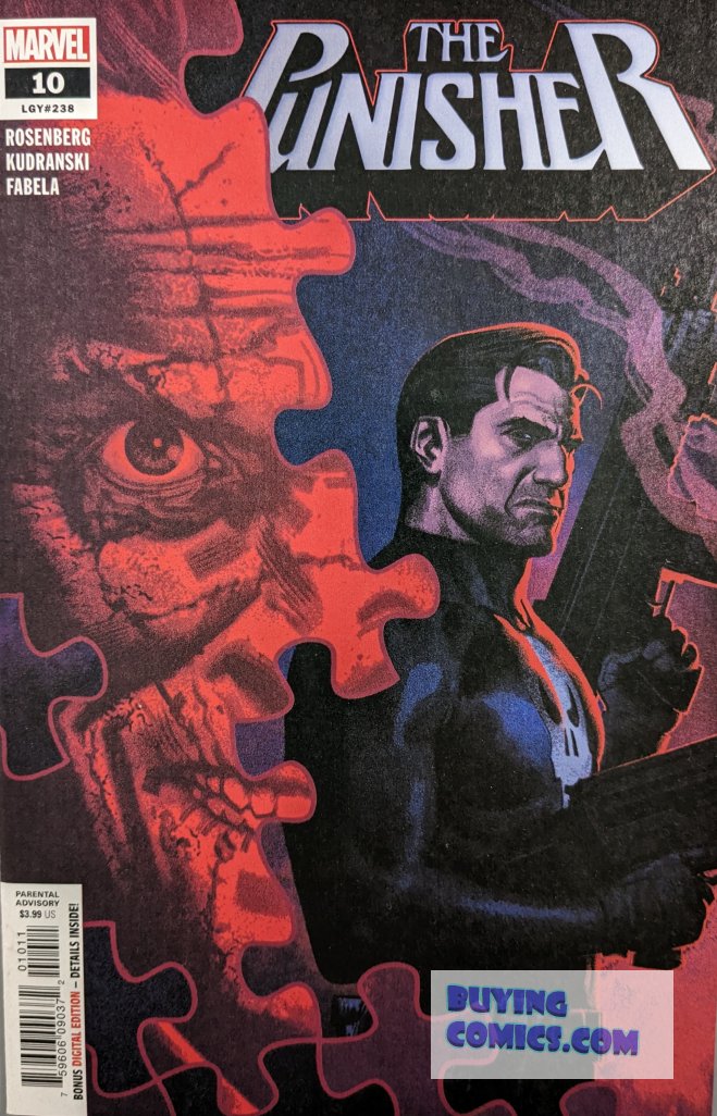 Punisher #10 Comic Book Cover Art